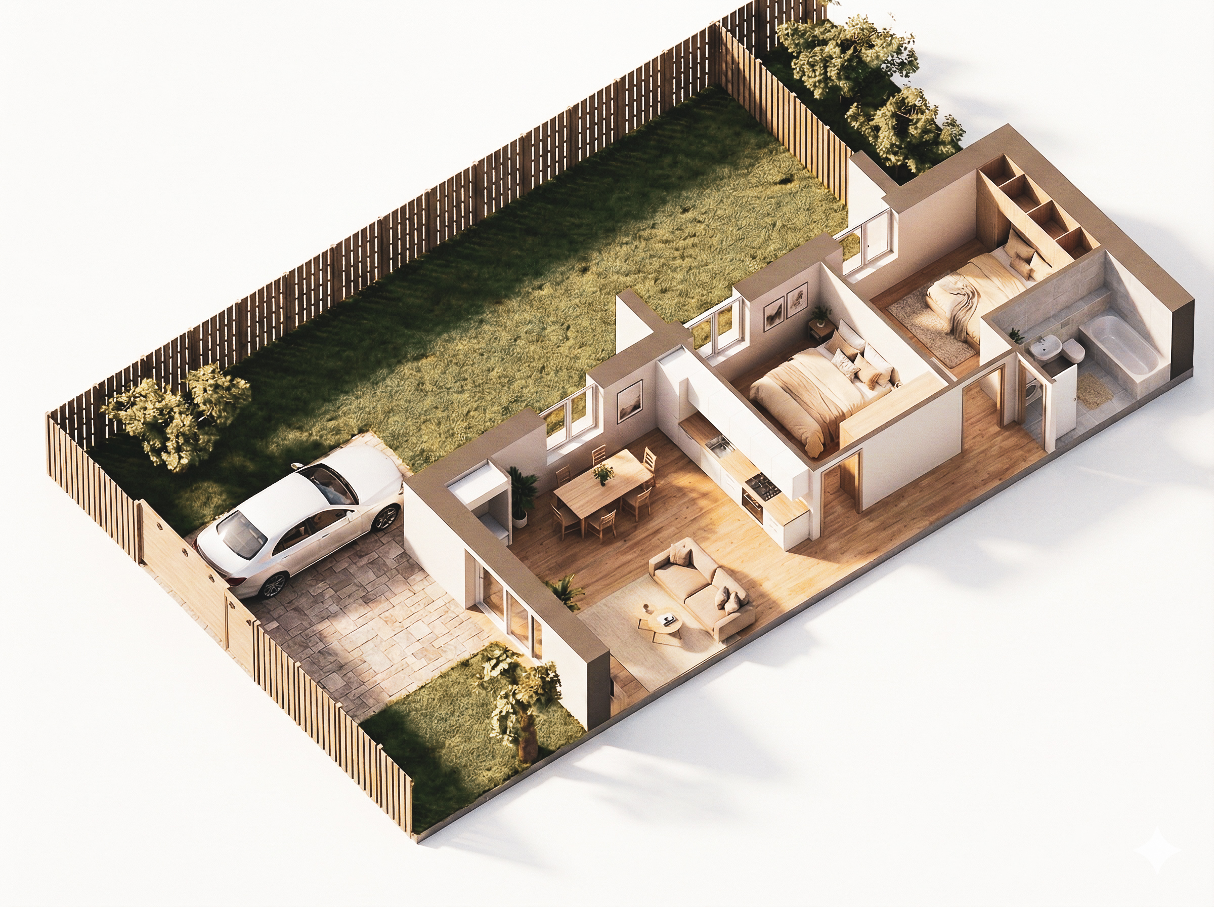 Plans et volumes de conception architecturale
